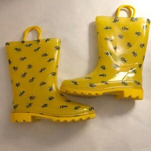 Target Kids Yellow Bee Boots